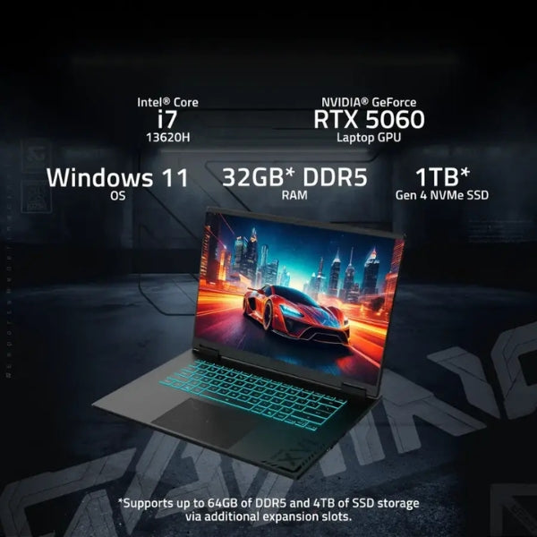 Laptop-GIGABYTE-GAMING-A16-Intel-Core-i7-13ª-generación-32GB-RAM-1TB-SSD-16-NVIDIA-GeForce-RTX-5060-Black-Steel