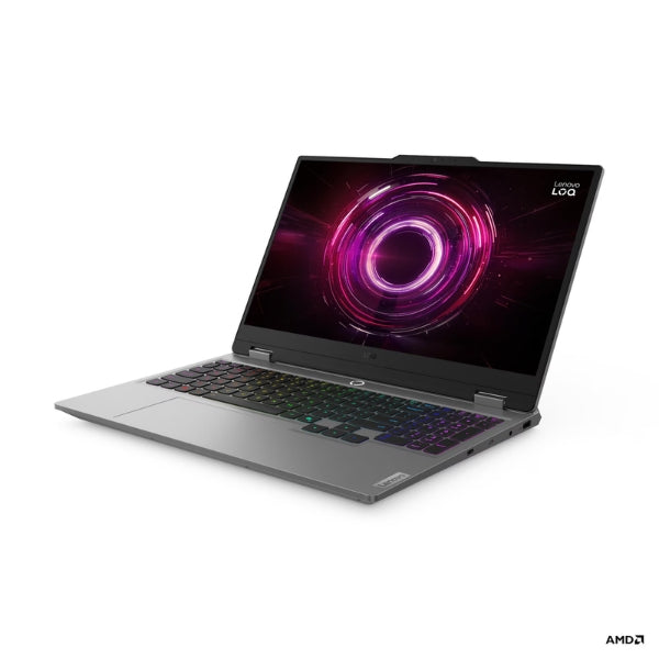 Laptop Gaming Lenovo LOQ 15.6 FHD 144Hz AMD Ryzen 7 250 NVIDIA GeForce RTX 5060 8GB 512GB SSD 16GB RAM Backlit Windows 11 Luna Grey