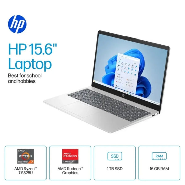 Laptop-HP-AMD-Ryzen-7-5825U-(4,5GHz)-16GB-RAM-1TB-SSD-15,6-AMD-Radeon-Natural-Silver