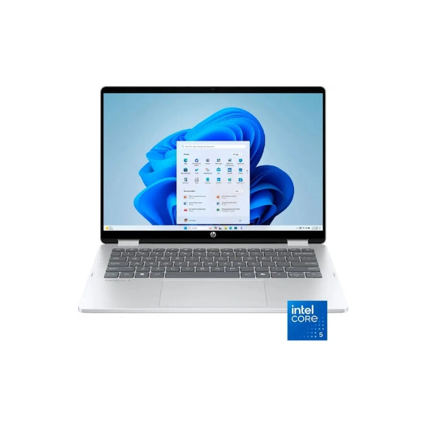 Laptop-HP-OmniBook-5-Flip-2-en-1-Touchscreen-Intel-Core-5-Series-1-8GB-RAM-512GB-SSD-14-Intel-Graphics-Glacier-Silver