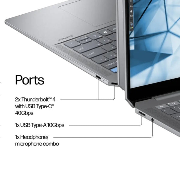 Laptop-HP-OmniBook-Ultra-Touchscreen-AMD-Ryzen-AI-9-Series-300-32GB-RAM-1TB-SSD-14-AMD-Radeon-Meteor-Silver