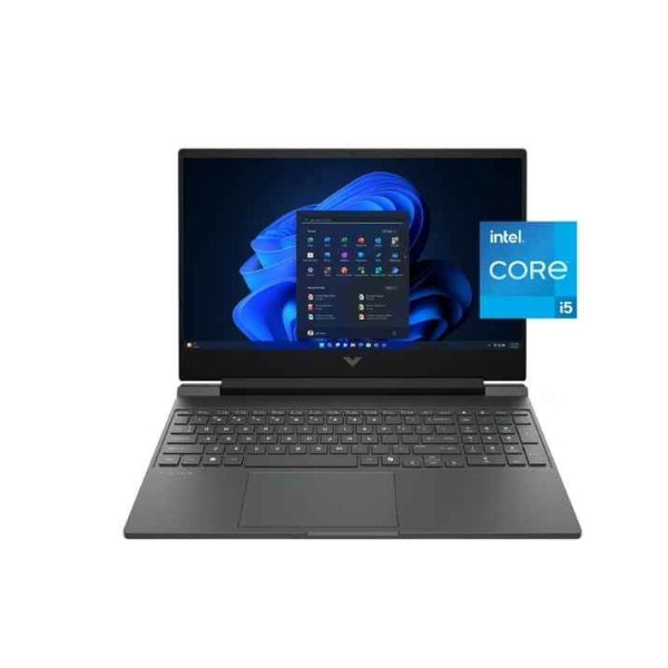 Laptop - HP - Victus 15 - Intel Core i5-13420H - 16GB RAM - 512GB SSD - 15.6 FHD IPS 144Hz - NVIDIA GeForce RTX 4050 6GB - Plata - 15-fa2082wm-portada