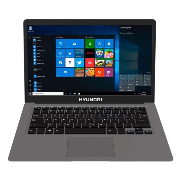 Laptop-Hyundai-Hybook-14_1-Celeron-N4020-DDR4-Memoria-Ram-4GB-Disco-128GB-ssd-color-gris-HT14CCIC44EGP-front