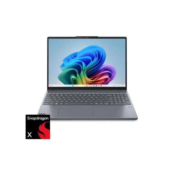 Laptop-Lenovo-IdeaPad-Slim-3x-Copilot+-PC-Touchscreen-Snapdragon-X-X1-26-100-(3GHz)-16-GB-RAM-256-GB-SSD-15,3-Qualcomm-Adreno-Win-11-Home-Luna-Grey