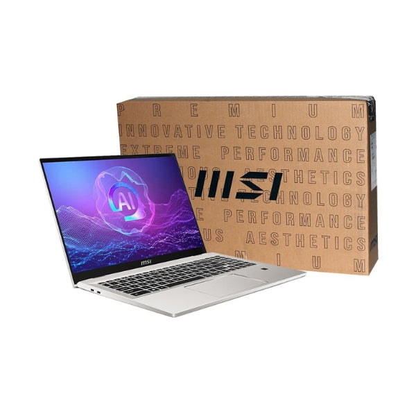 Laptop-MSI-Prestige-A16-AI+A3HMG-016US-16-AMD-Ryzen-AI-9-365-2,0GHz-32GB-1TB-SSD-AMD-Radeon-Graphics-Urban-Silver