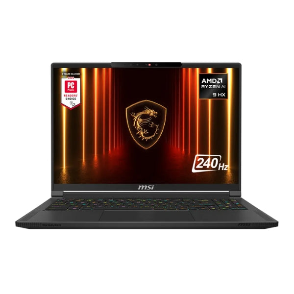 Laptop-MSI-Stealth-A16-AI+-AMD-Ryzen-AI-9-HX-370-(2,0GHz)-32GB-RAM-2TB-SSD-16-NVIDIA-GeForce-RTX-5070-Ti-Win-11-Pro-Core-Black