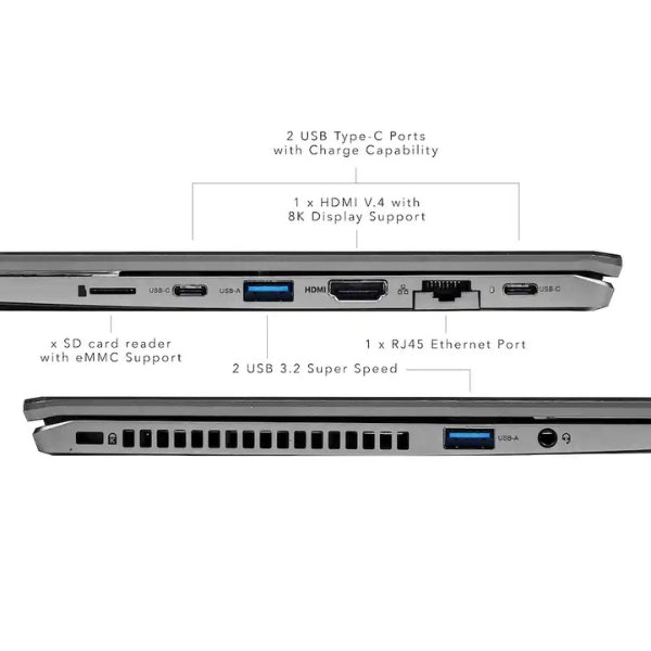 Laptop VAIO 16 - Intel Core i5-1235U - 16GB RAM LPDDR5 - 512GB SSD - 16 WUXGA IPS - Intel Iris Xe - Windows 11 Home - Iron - VWNC5A1648-FE