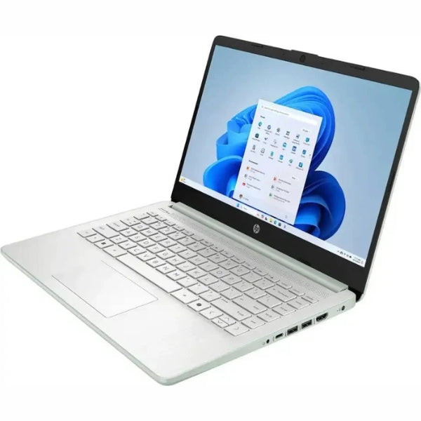 Laptop HP 14-dq613dx Intel Celeron N150 - 4 GB RAM - 128 GB UFS - 14 Intel UHD Graphics - Willow Green - B87SPUA