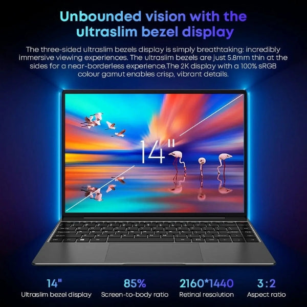 Laptop HP OmniBook 3 Touchscreen AMD Ryzen AI 5 330 - 16 GB RAM - 512 GB SSD - 15.6 AMD Radeon Graphics - Silver