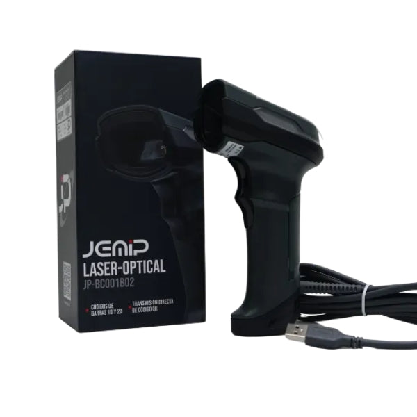 Lector de Código de Barras JEMIP Office Laser Optical 1D2D USB - JP-BC001B02