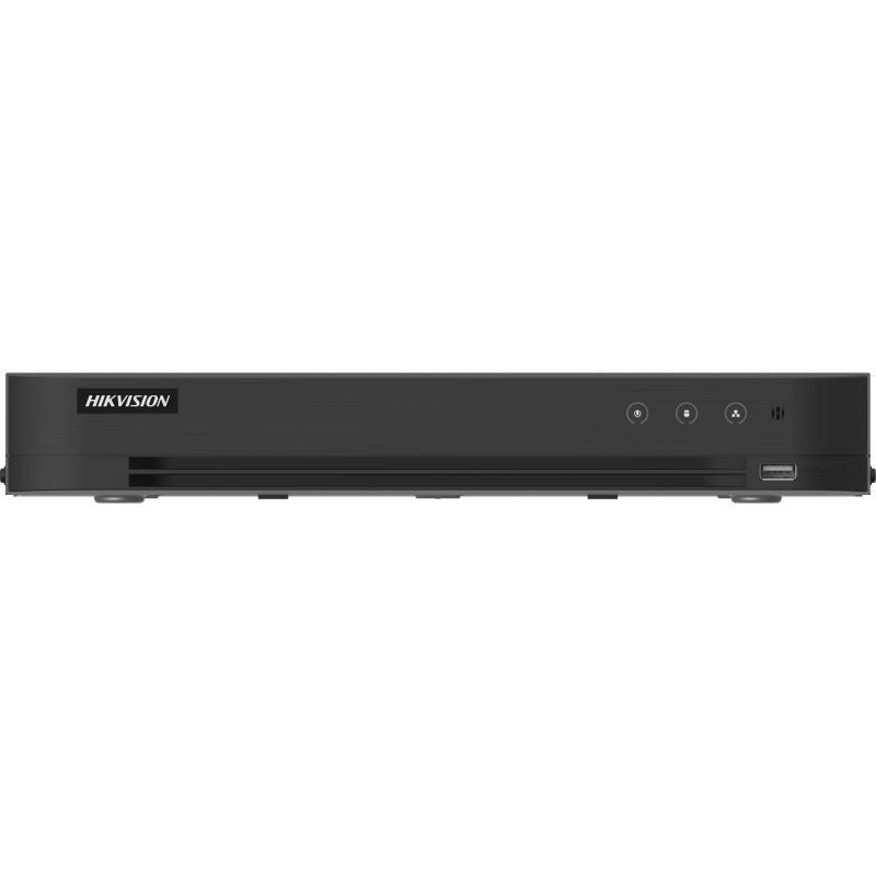DVR Hikvision - 8 Megapixel (4K) - Audio por Coaxitron - ACUSENSE - Reconocimiento Facial - IDS-7208HUHI-M1/XT