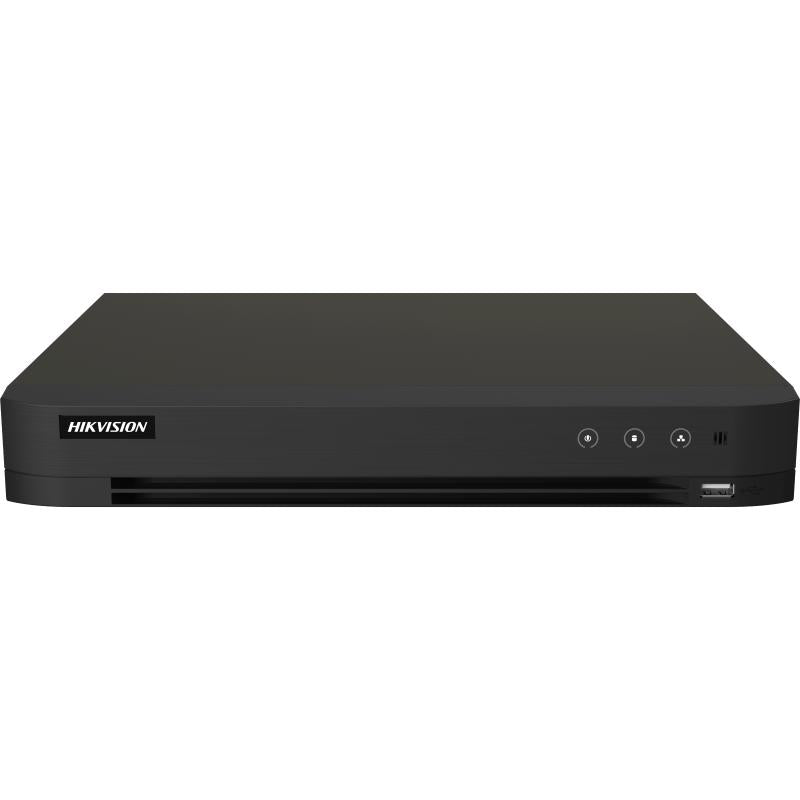 DVR Hikvision - 8 Megapixel (4K) - Audio por Coaxitron - ACUSENSE - Reconocimiento Facial - IDS-7208HUHI-M1/XT