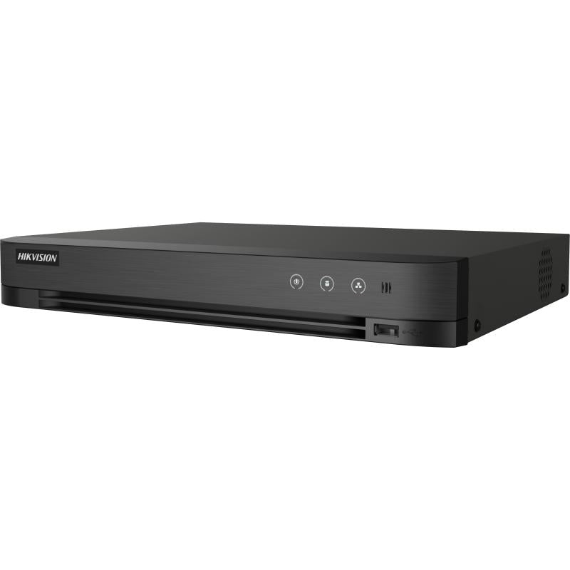 DVR Hikvision - 8 Megapixel (4K) - Audio por Coaxitron - ACUSENSE - Reconocimiento Facial - IDS-7204HUHI-M1/XT