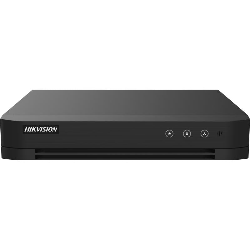 DVR Hikvision - 8 Canales TURBOHD + 2 Canales IP - H.264+ - 1 Bahía de Disco Duro - Audio por Coaxitron - DS7208HGHIM1(C