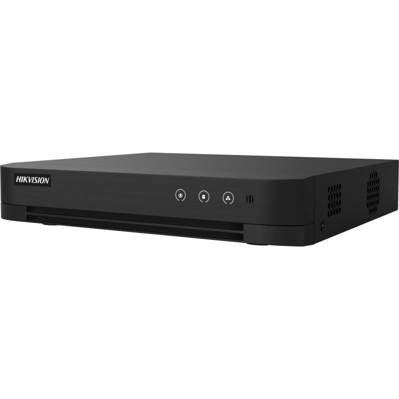 DVR Hikvision - 8 Canales TURBOHD + 2 Canales IP - H.264+ - 1 Bahía de Disco Duro - Audio por Coaxitron - DS7208HGHIM1(C
