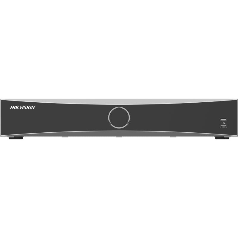 NVR Hikvision - 32 canales IP - 16 Puertos PoE+ - Reconocimiento Facial - AcuSense (Evita Falsas Alarmas) - DS-7732NXI-K