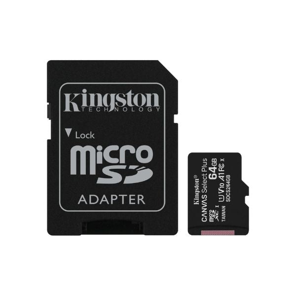 Memoria-Micro-SD-Kingston-64-GB-Front