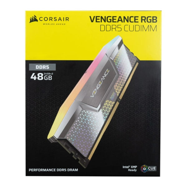 Corsair VENGEANCE RGB 48GB (2 x 24GB) DDR5-8400 PC5-67200 CL40 Dual Ch
