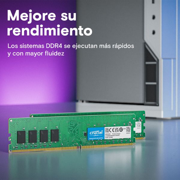 Memoria RAM Crucial 8GB DDR4-3200 UDIMM