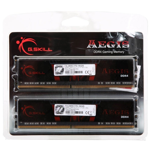 Memoria RAM G.Skill Aegis 16GB (2 x 8GB) DDR4-2400 PC4-19200 CL17 Dual