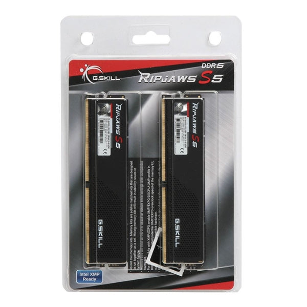 Memoria RAM G.Skill Flare X5 Series 32GB (2 x 16GB) DDR5-6000 PC5-48000 CL32 Dual Channel Desktop Memory Kit F5-6000J3238F16GX2-FX5 - Black