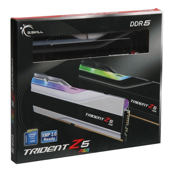 Memoria RAM G.Skill Trident Z5 RGB 32GB (2 x 16GB) DDR5-6000 PC5-48000 CL36 Dual Channel Desktop - F5-6000J3636F16GX2-TZ5RK - Black