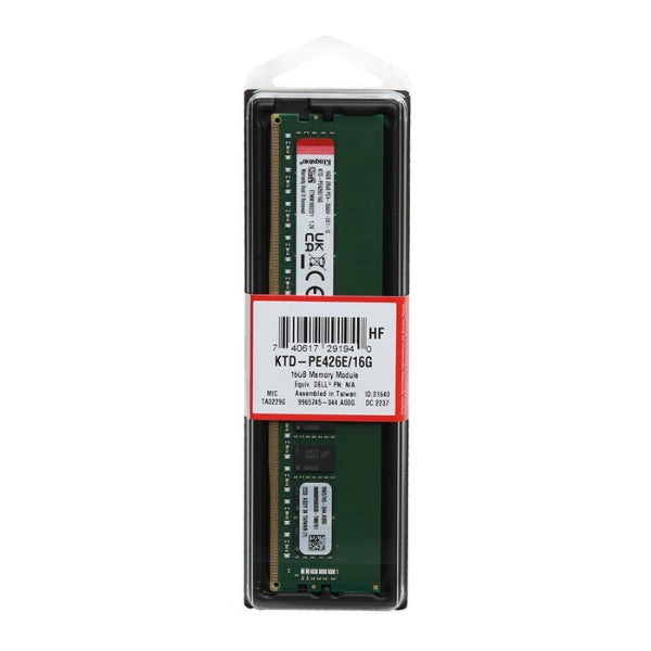 Memoria RAM Kingston 16GB DDR4 2666MHz PC4-21300 CL19 Single Channel E