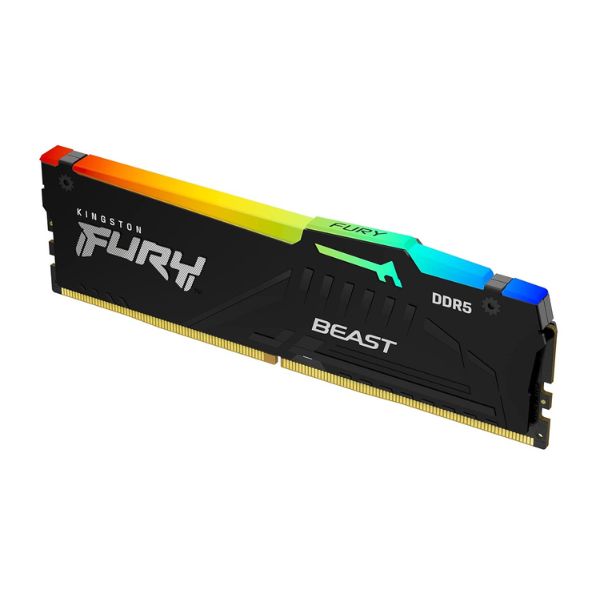 Memoria RAM Kingston 16GB Gaming DDR5 5600MHz RGB UDIMM para PC - KF556C40BBA-16