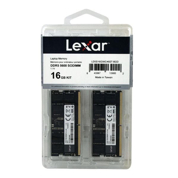 Lexar DDR5 5600 32gb16GB×2 UDIMM メモリ Memoria RAM Lexar 32GB (2×16GB) DDR5 5600MHz SO-DIMM – Dual Channel –