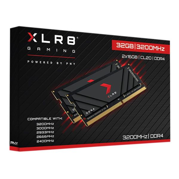 Memoria RAM PNY XLR8 Gaming 32GB (2×16GB) DDR4 3200MHz SO-DIMM – Dual Channel – Para Laptop