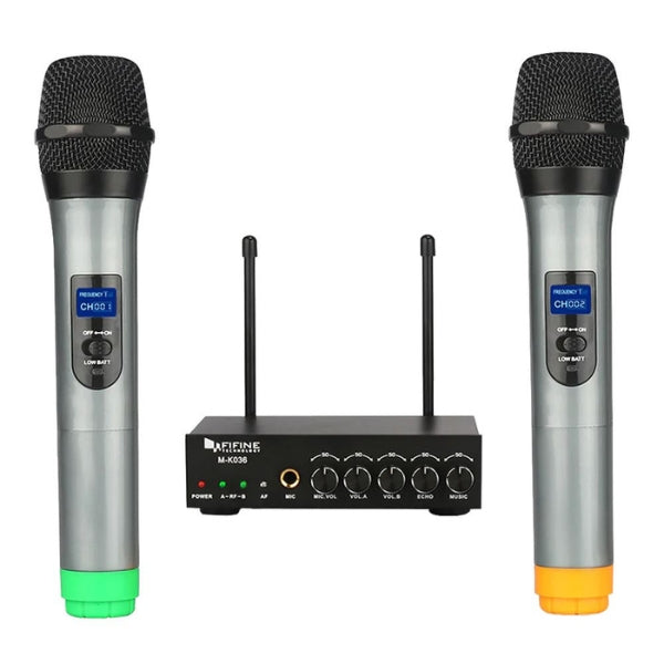 Microfono-FiFine-K036-Inalambrico-UHF-Dual-Dinamico-Cardioide-Con-Receptor-_1