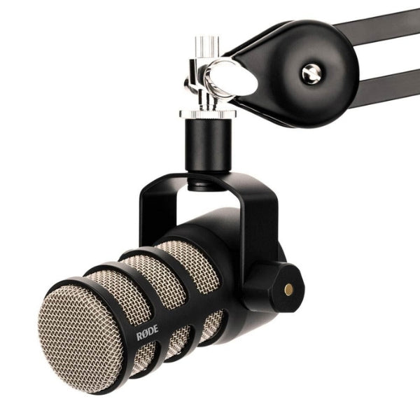 Micrófono - Podcasting - Rode - PodMic - Dynamic - XLR - Integrado - Swing - Mount - Negro - PODMIC