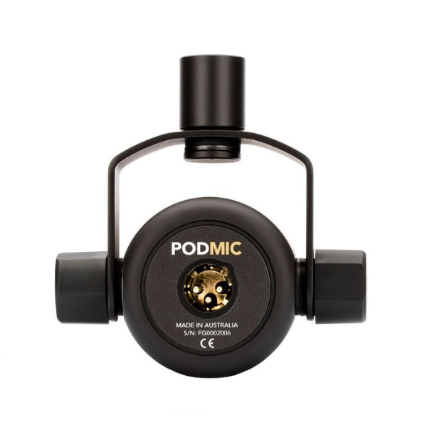 Micrófono - Podcasting - Rode - PodMic - Dynamic - XLR - Integrado - Swing - Mount - Negro - PODMIC