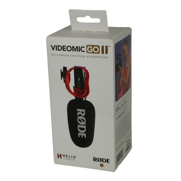 Micrófono Shotgun de Condensador RØDE VideoMic GO II – VMGOIIH