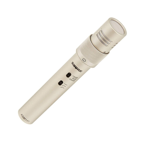 Micrófono-de-patrón-dual-Shure-KSM141SL-Dorado