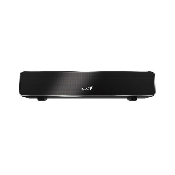 Mini-Barra-de-Sonido-Genius-Soundbar100-Enchufe-USB-Conector-USB3.5mm-6W-Color-Negro-front