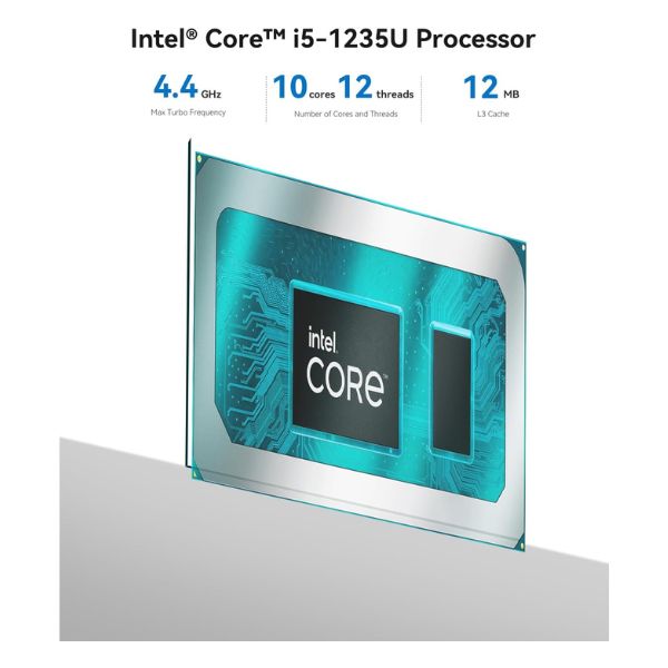 Mini PC Beelink EQi12 – Intel Core i5-1235U – 16 GB DDR4 – 500 GB SSD – Dual HDMI 4K – WiFi 6 – BT 5.2