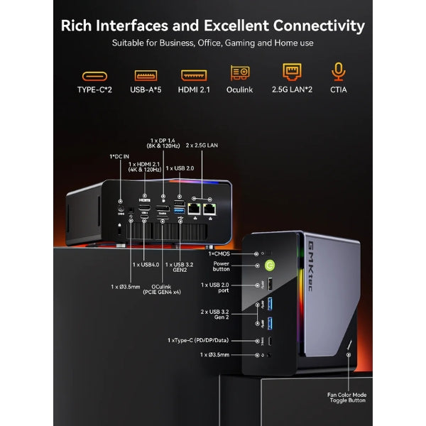 Mini-PC-GMKtec-NucBox-K12-AMD-Ryzen-7-H255-32-GB-RAM-1-TB-SSD-K12-WiFi-6E-HDMI-DisplayPort-Dual-LAN-2,5GbE
