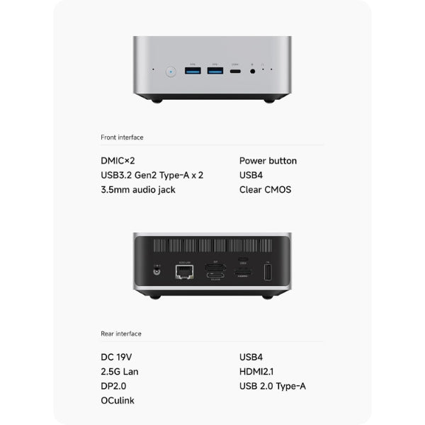 Mini-PC-Minisforum-AI-X1-255-AMD-Ryzen-7-H255-64-GB-RAM-1-TB-SSD-X1-255-WiFi-7-HDMI-DisplayPort-USB-4,0-Card-Reader