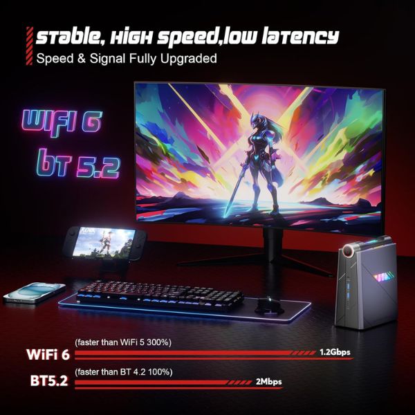 Mini PC gaming ACEMAGIC AD08, Intel Core i7-11700B, 16 GB RAM, 512 GB SSD, Windows 11