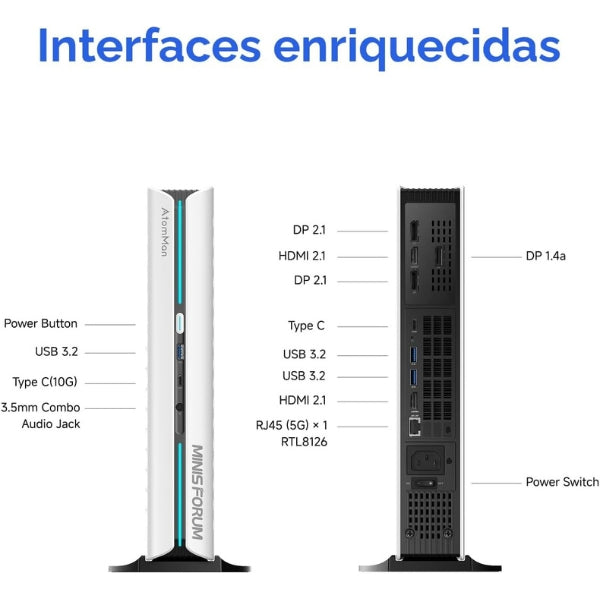 MiniPC-MINISFORUM-G1Pro-Ryzen-9-8945HX-32GB-DDR5-1TB-SSD-RTX-5060-8GB-GDDR7-WiFi-7-5GbE-Gaming-Profesional-Vista_8