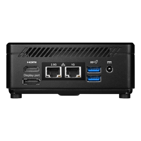 Mini PC - MSI - CUBI 5 - Core i5 1235U - Memoria Max 64GB - Ranuras para 2 SSD (Máx. 4TB) - Soporta para 3 monitores 4K - 6 USB - 1 HDMI - 1 DisplayPort - 2 LAN - 12M-015BUS