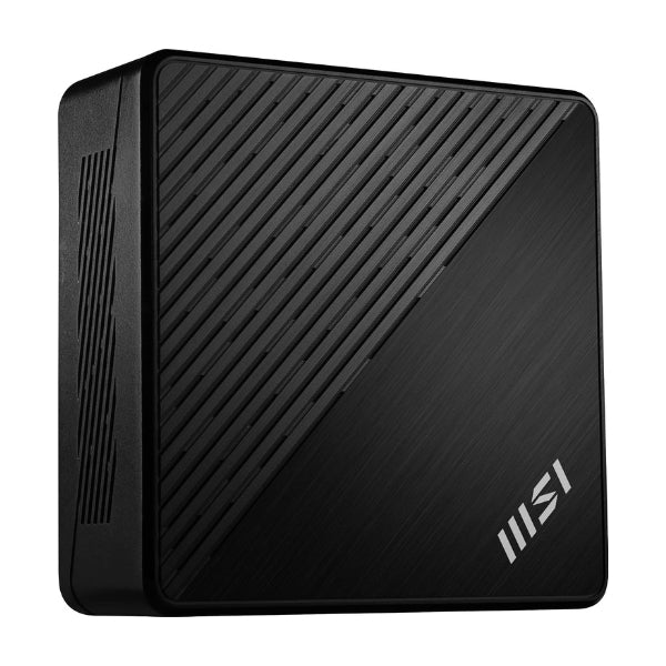 Mini PC - MSI - CUBI 5 12M-016BUS - Core i7 -1255U Gen 4.70 GHz - Memoria Max 64GB - Ranuras para 2 SSD (Máx. 4TB) - Soporta para 3 monitores 4K - 6 USB - 1 HDMI - 1 DisplayPort - 2 LAN