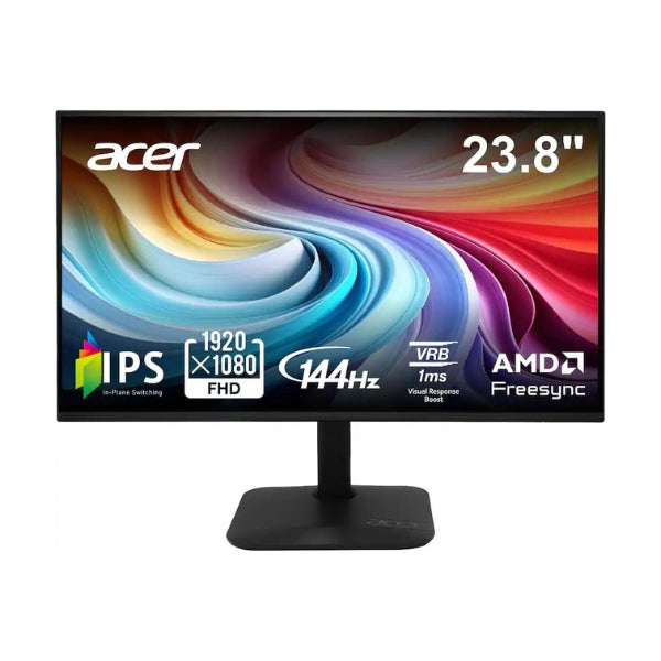 Monitor-Acer-KA242Y-P6bi-23,8-Full-HD-(1920-x-1080)-IPS-144-Hz-Black