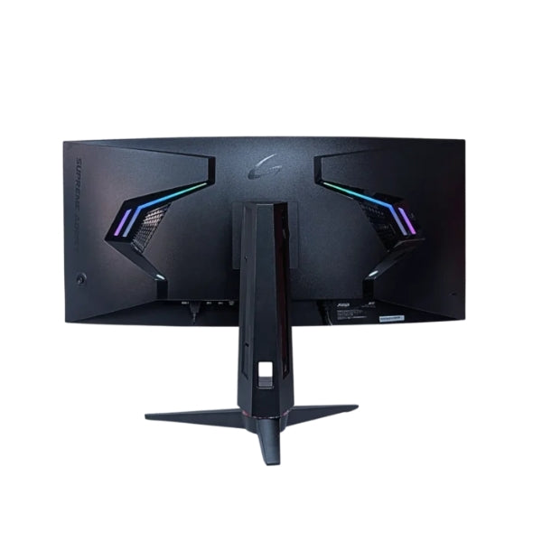 Monitor - Gaming - JEMIP - Supreme - Addict - 34 - UltraWide - QHD - 3440x1440 - 180Hz - 1ms - VA - Curvo - FreeSync - HDR - Flicker-Free - Low - Blue - Light - HDMI - DisplayPort - 1000R - Negro - JPGSAC253418B-925