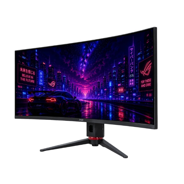 Monitor - Gaming - JEMIP - Supreme - Addict - 34 - UltraWide - QHD - 3440x1440 - 180Hz - 1ms - VA - Curvo - FreeSync - HDR - Flicker-Free - Low - Blue - Light - HDMI - DisplayPort - 1000R - Negro - JPGSAC253418B-925