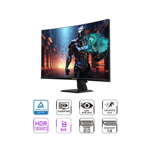 Monitor-Gigabyte-27-Curvo-QHD-2560x1440-165Hz-2xHDMI-1xDisplayPort-Negro