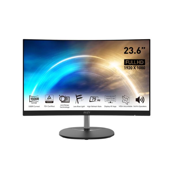 Monitor MSI LED 24" Curvo FHD PRO MP241C - VA, 100Hz, HDMI-DP