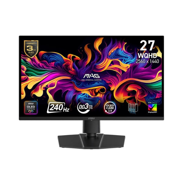 Monitor-MSI-MAG-273QP-QD-OLED-X24-26,5-2K-WQHD-(2560-x-1440)-QD-OLED-240-Hz