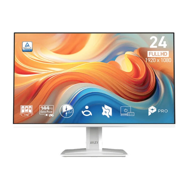 Monitor-MSI-PRO-MP243W-E14-24-FHD-144Hz-IPS-HDMI-DisplayPort-Blanco
